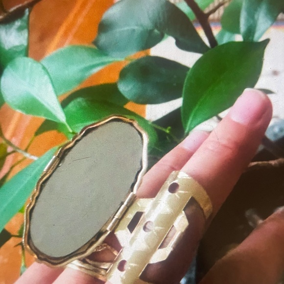 Vintage ring “looking glass mirror “ - Picture 6 of 6